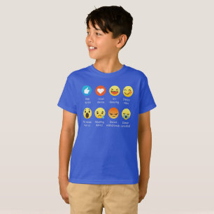 Camiseta Eu amo o Emoticon da DANÇA (emoji) (a pia batismal
