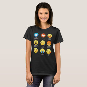 Camiseta Eu amo o Emoticon do VOLEIBOL (emoji) que o ícone