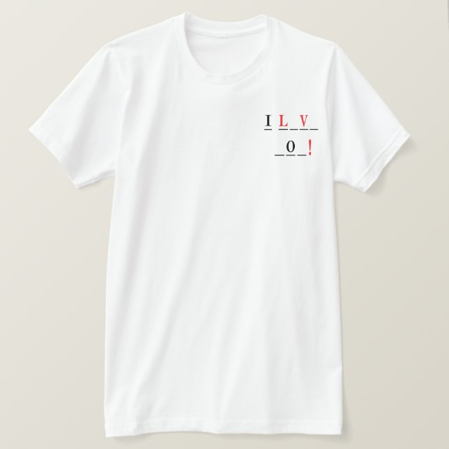 Camiseta Eu amo o estilo de seu marido por Shirley Taylor (Frente do Design)