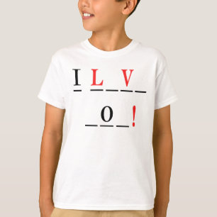 Camiseta Eu amo o estilo You-Hangman de Shirley Taylor