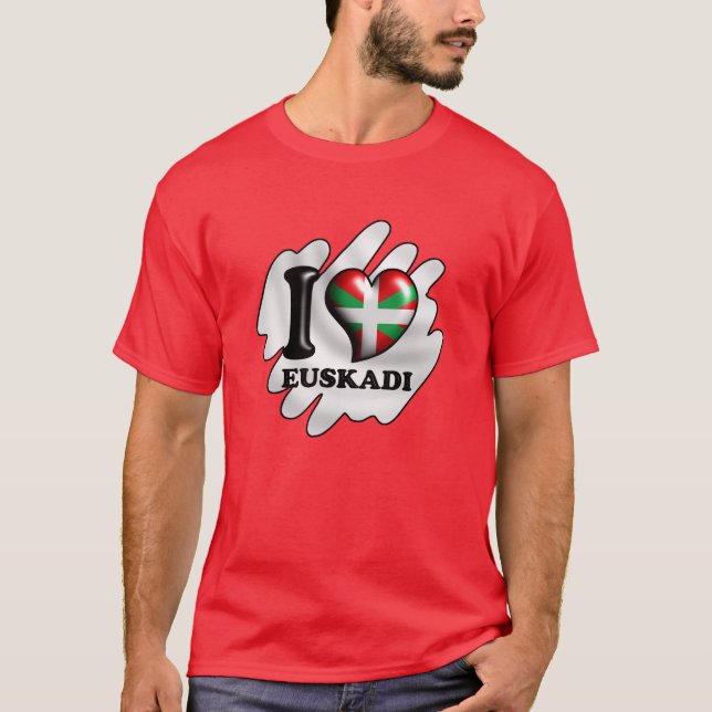 Camiseta eu amo o euskadi (Frente)