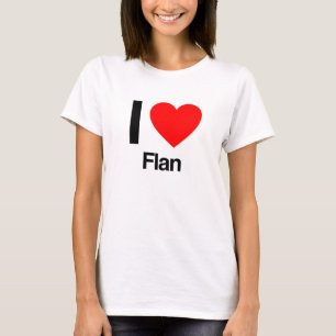 Camiseta eu amo o flan