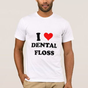 Camiseta Eu amo o Floss dental