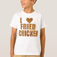 Eu amo o frango frito