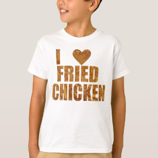 Camiseta Eu amo o frango frito