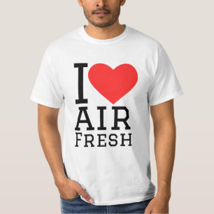 Camiseta Eu amo o frescor do ar 