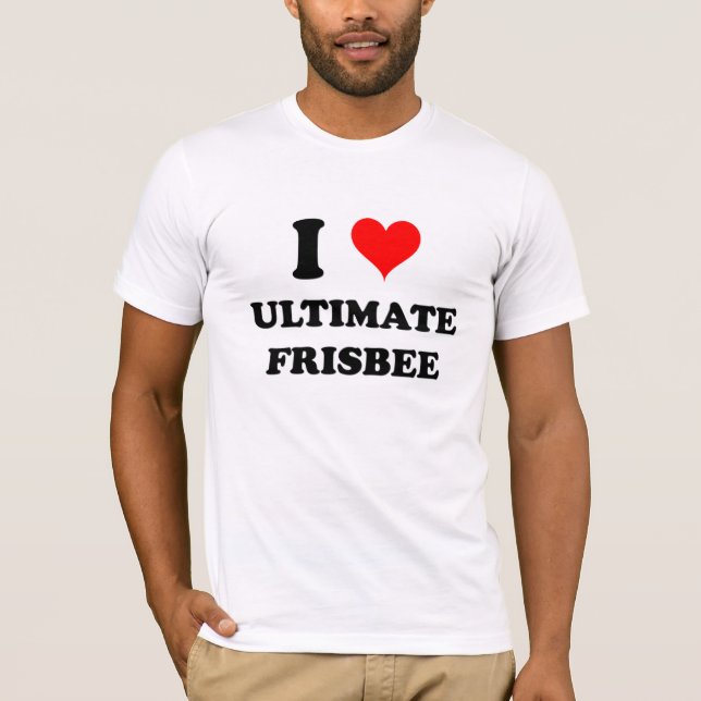 Camiseta Eu amo o Frisbee final (Frente)