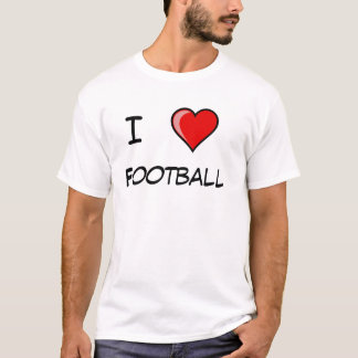 Camiseta Eu amo o futebol