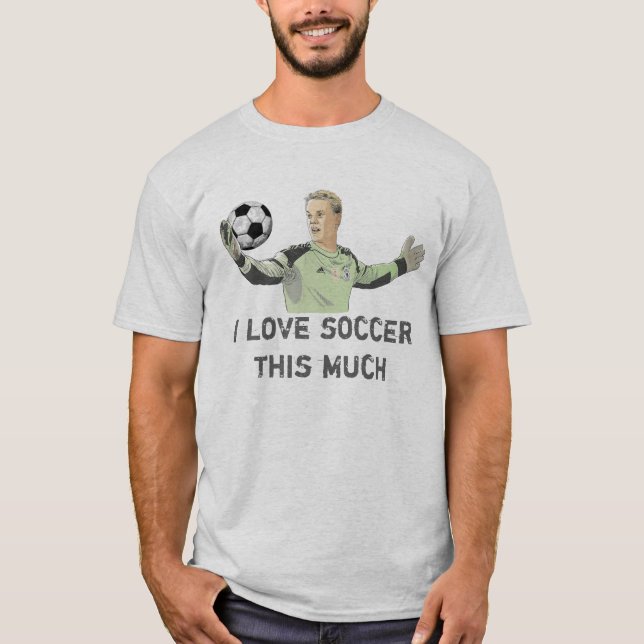 Camiseta Eu amo o futebol estes muitos 2 (Frente)