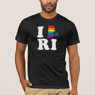 CAMISETA EU AMO O GAY RHODE - ILHA - O BRANCO - .PNG