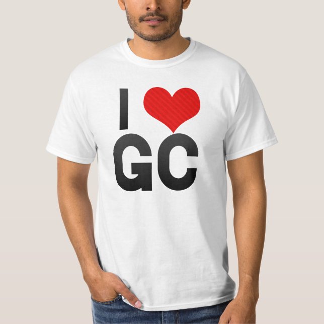 Camiseta Eu amo o GC (Frente)