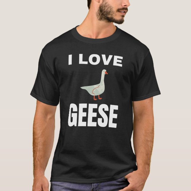 Camiseta Eu amo o Geese (Frente)