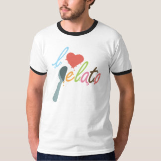 Camiseta Eu amo o gelato