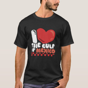 Camiseta Eu amo o Golfo do México, América Meme