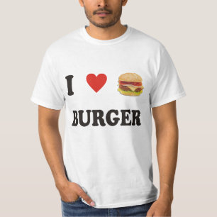 Camiseta Eu amo o hamburguer