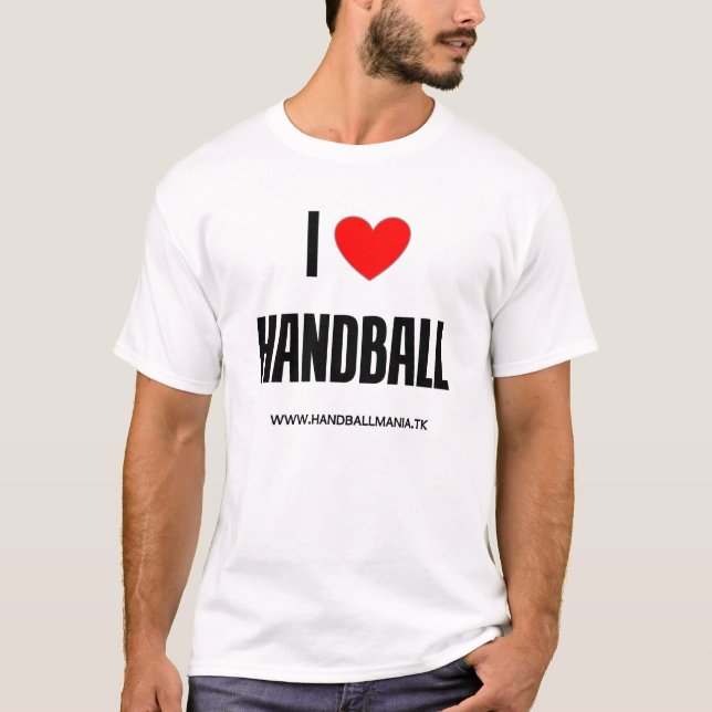 Camiseta Eu amo o handball (Frente)