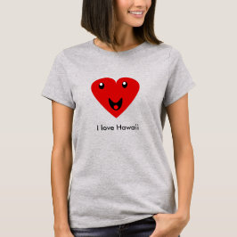 Camiseta Eu amo o Havaí
