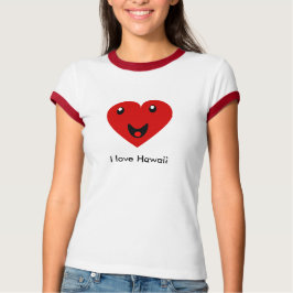 Camiseta Eu amo o Havaí