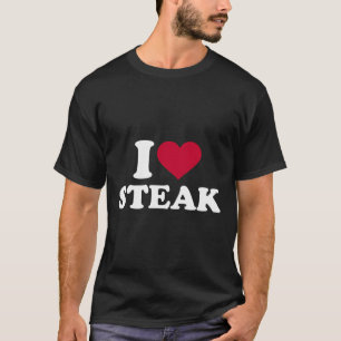 Camiseta Eu Amo O Hoodie Do Steak