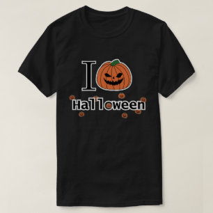 Camiseta Eu Amo o Horror do Halloween