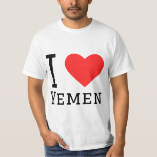 Camiseta Eu amo o Iêmen