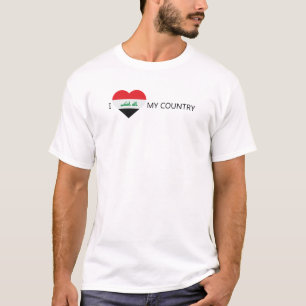 Camiseta Eu amo o Iraque