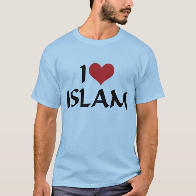 Camiseta Eu Amo o Islã (Frente)