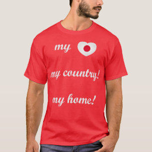 Camiseta Eu Amo O Japão Minha Casa Meu País 9