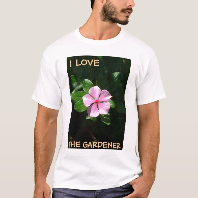 Camiseta EU AMO, O JARDINEIRO - jardineiro masculinos (Frente)