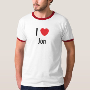 Camiseta Eu amo o Jon