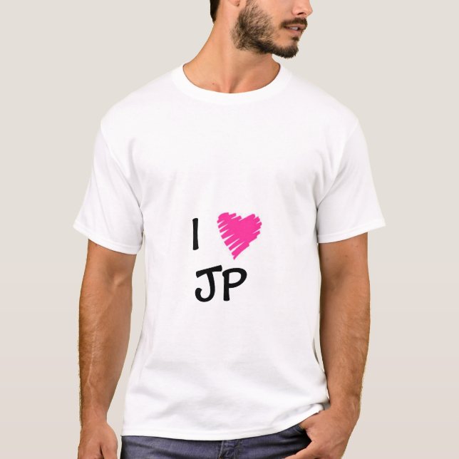 Camiseta eu amo o JP (Frente)