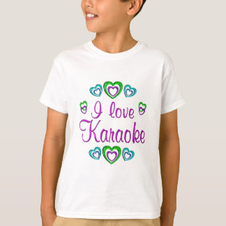 Camiseta Eu amo o karaoke