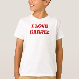 Camiseta Eu amo o karaté