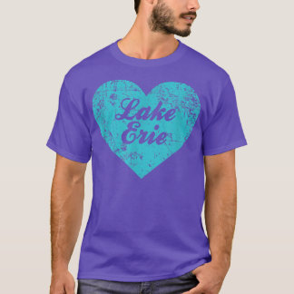 Camiseta Eu amo o Lago Erie, o Presente de Nova York