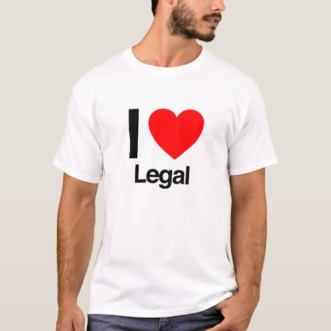 Camiseta eu amo o legal (Frente)
