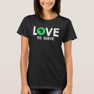 Camiseta Eu Amo o Mapa da África
