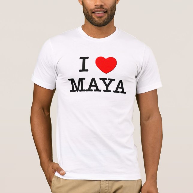Camiseta Eu amo o Maya (Frente)