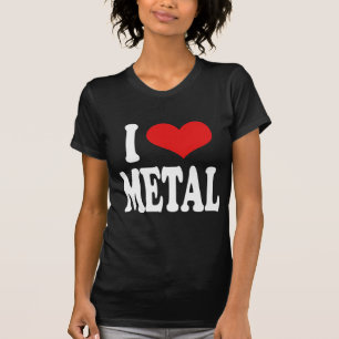 Camiseta Eu amo o metal