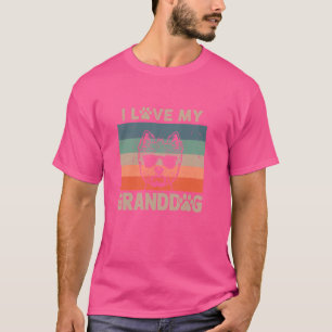 Camiseta Eu Amo O Meu Avô, Vovô, Vovô, Cachorro, Owne