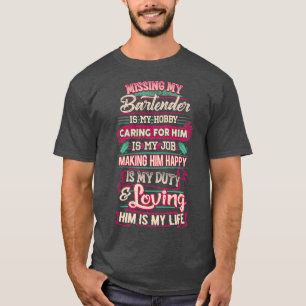 Camiseta Eu Amo O Meu Barman 1