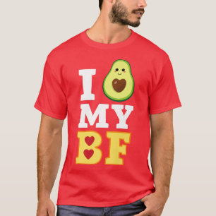 Camiseta Eu Amo O Meu Casal Do Bf Avocado Toast Lover Fu