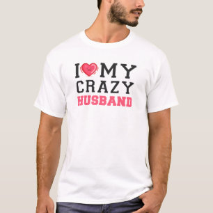 Camiseta Eu Amo O Meu Casal Louco De Esposa Marido