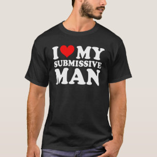 Camiseta Eu Amo O Meu Casal Vermelho Homem Submissivo