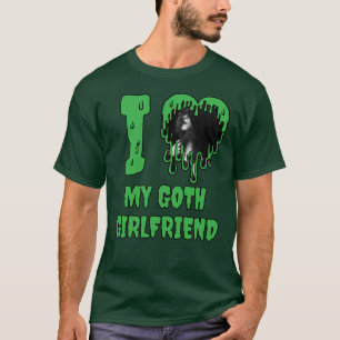 Camiseta Eu Amo O Meu Coração Verde Namorada