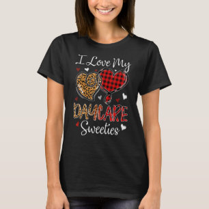 Camiseta Eu Amo O Meu Dia de os namorados De Professores De