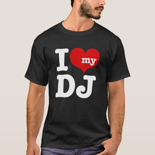Camiseta Eu amo o meu DJ (Frente)
