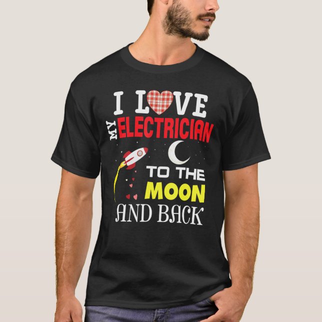 Camiseta Eu Amo O Meu Elétrico À Lua E Volta Valenti (Frente)
