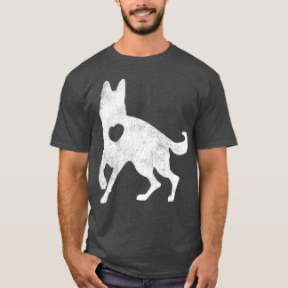 Camiseta Eu Amo O Meu German shepherd German shepherd