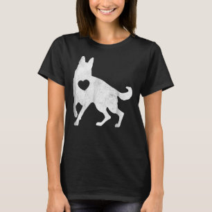 Camiseta Eu Amo O Meu German shepherd German shepherd