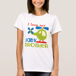Camiseta Eu amo o meu irmão bebê